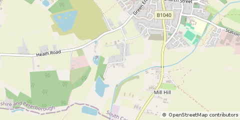 Map of Sandy, Bedfordshire