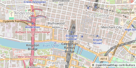 Map of Glasgow