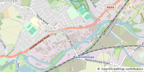 Map of Dewsbury