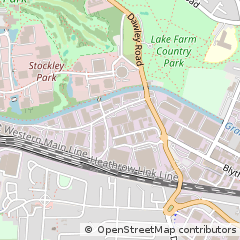 Map of Hayes, Middlesex