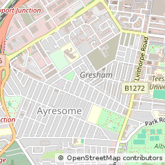 Map of Middlesbrough