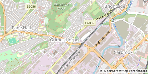 Map of Sheffield