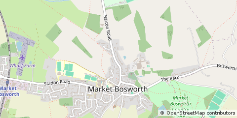 Map of Nuneaton, Warks