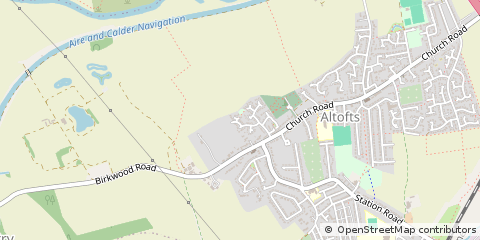 Map of Normanton, West Yorkshire