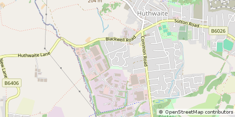 Map of Sutton-in-Ashfield