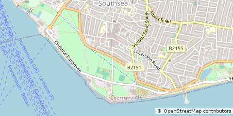 Map of Southsea