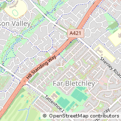 Map of Milton Keynes
