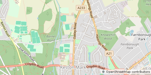 Map of Bromley