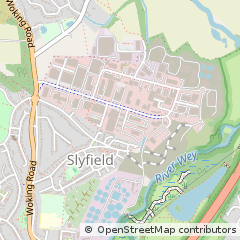 Map of Guildford, Surrey