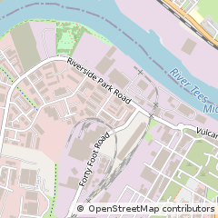 Map of Middlesbrough, Cleveland