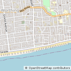 Map of Worthing, West Sussex