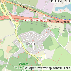 Map of Dartford, Kent