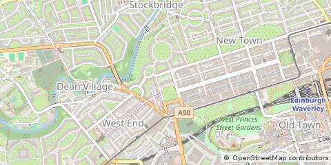 Map of Edinburgh