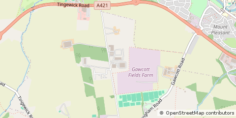 Map of Gawcott, Buckingham