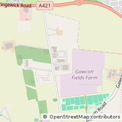Map of Gawcott, Buckingham