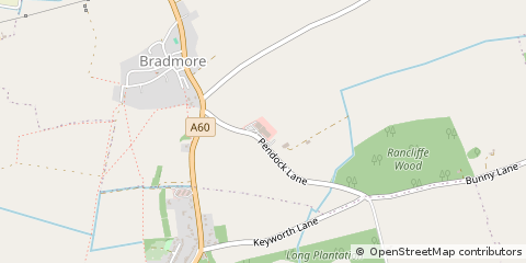 Map of Nottingham, Nottinghamshire