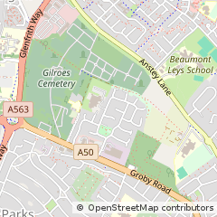 Map of Leicester