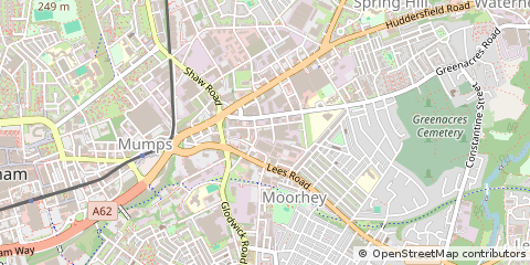 Map of Oldham
