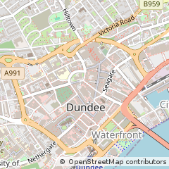 Map of Dundee