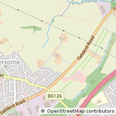 Map of Leeds, West Yorkshire