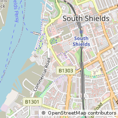 Map of South Shields