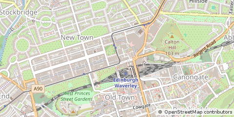 Map of Edinburgh