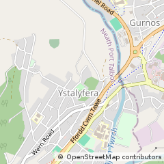 Map of Swansea, West Glamorgan