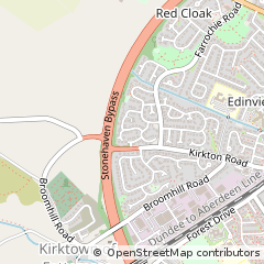 Map of Stonehaven, Kincardineshire