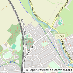 Map of Harpenden, Hertfordshire