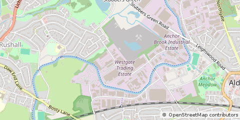 Map of Aldridge, West Midlands