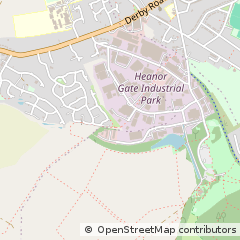 Map of Derbyshire