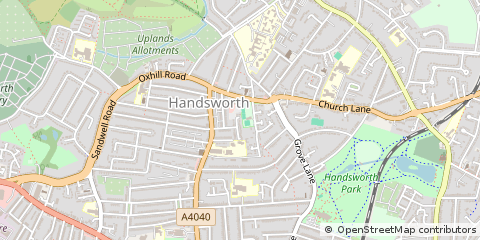 Map of Birmingham