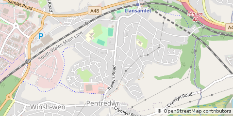 Map of Swansea