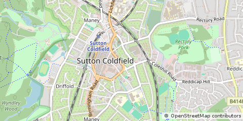 Map of West Midlands