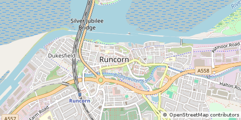 Map of Runcorn