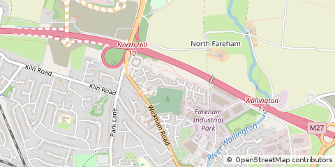 Map of Fareham, Hampshire