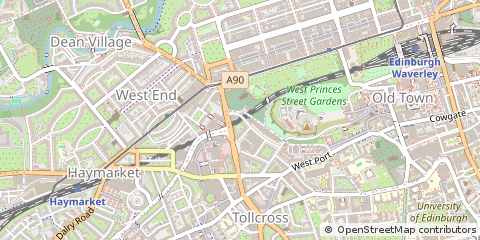Map of Edinburgh