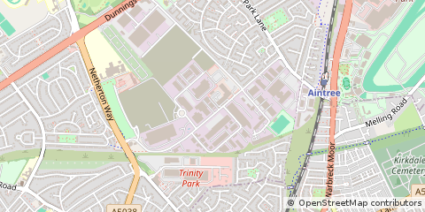 Map of Liverpool, Merseyside
