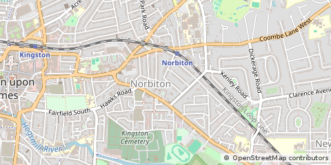 Map of Kingston Upon Thames