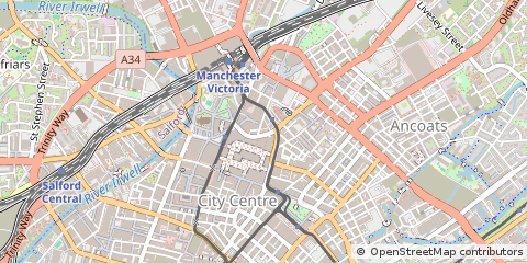 Map of Manchester