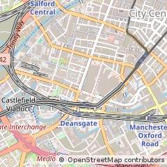 Map of Manchester