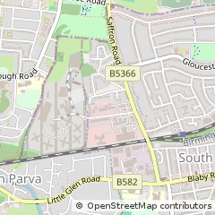 Map of South Wigston