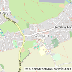 Map of Hook, Hampshire
