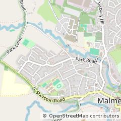 Map of Malmesbury, Wiltshire