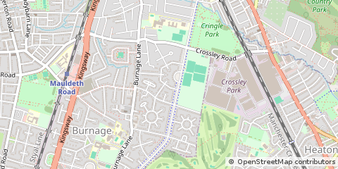 Map of Manchester