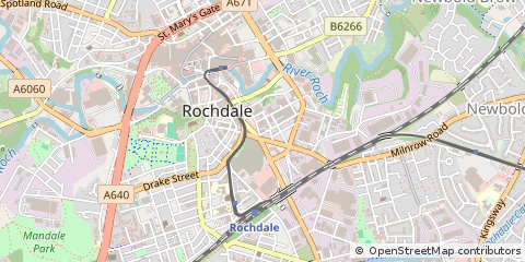 Map of Rochdale