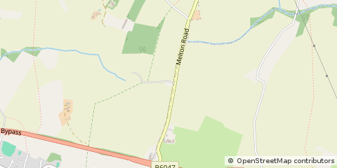 Map of Leicester, Leicestershire