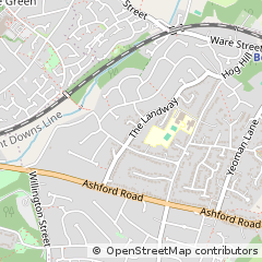 Map of Maidstone, Kent