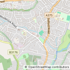 Map of Sidmouth, Devon