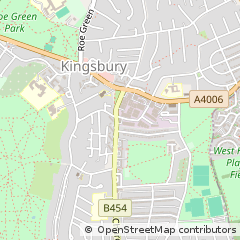 Map of 468 Church Lane, London